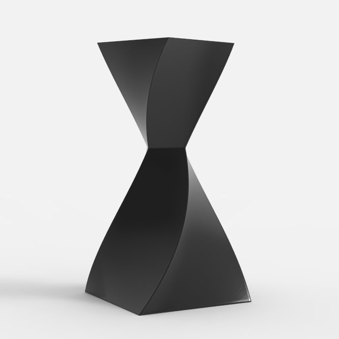 TWISTED HOURGLASS VASE 3d model