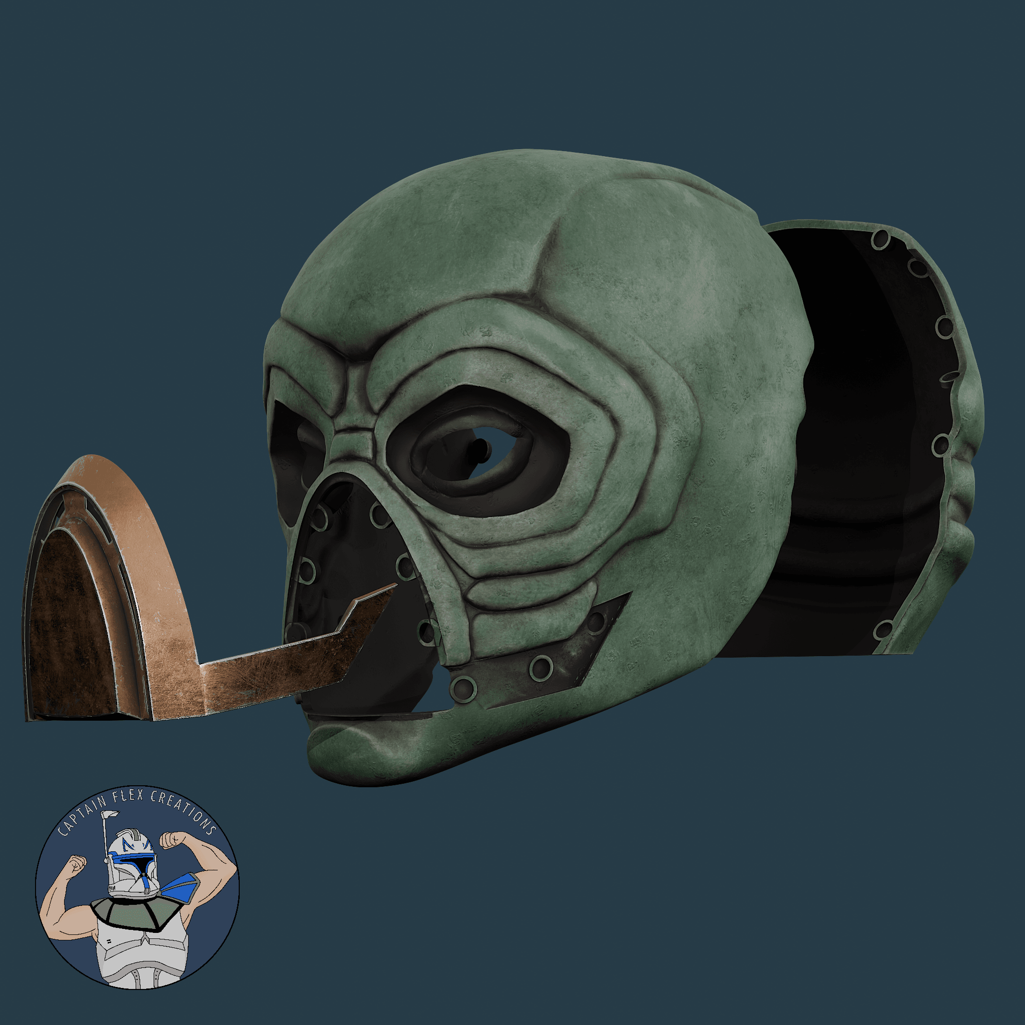 Wearable Embo Helmet 3d model