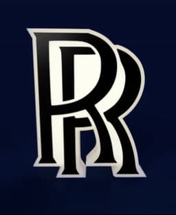 Rolls-Royce Sign – LED strip compatible 3d model
