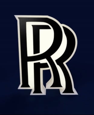 Rolls-Royce Sign – LED strip compatible 3d model