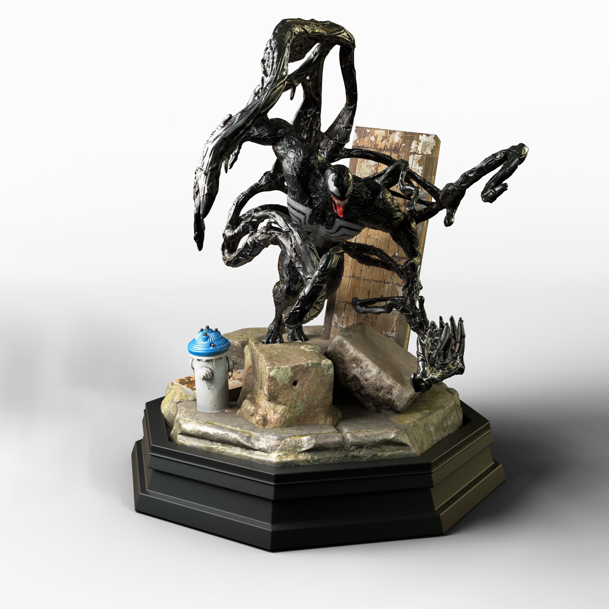 Venom Silhouette 3d model