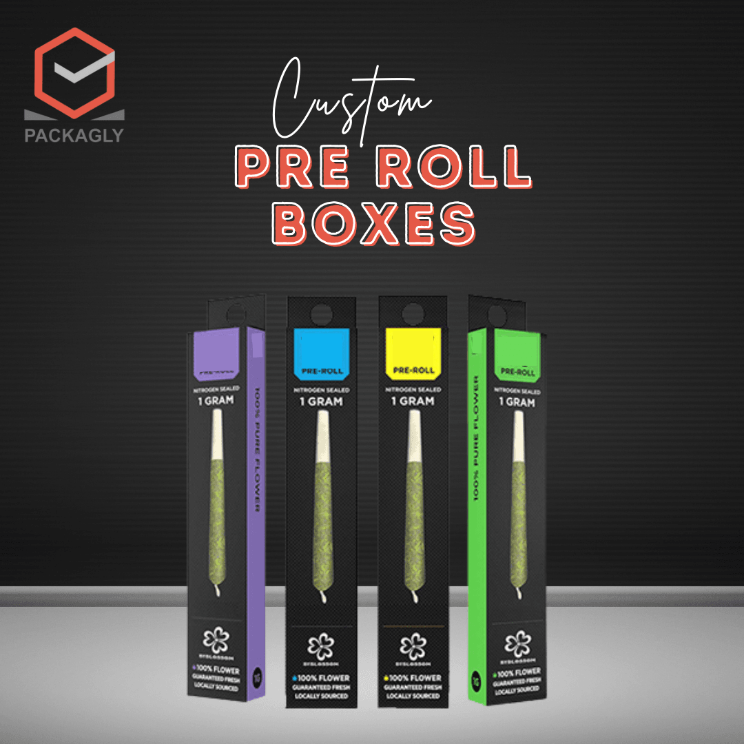 Custom Pre roll Packaging Boxes 3d model