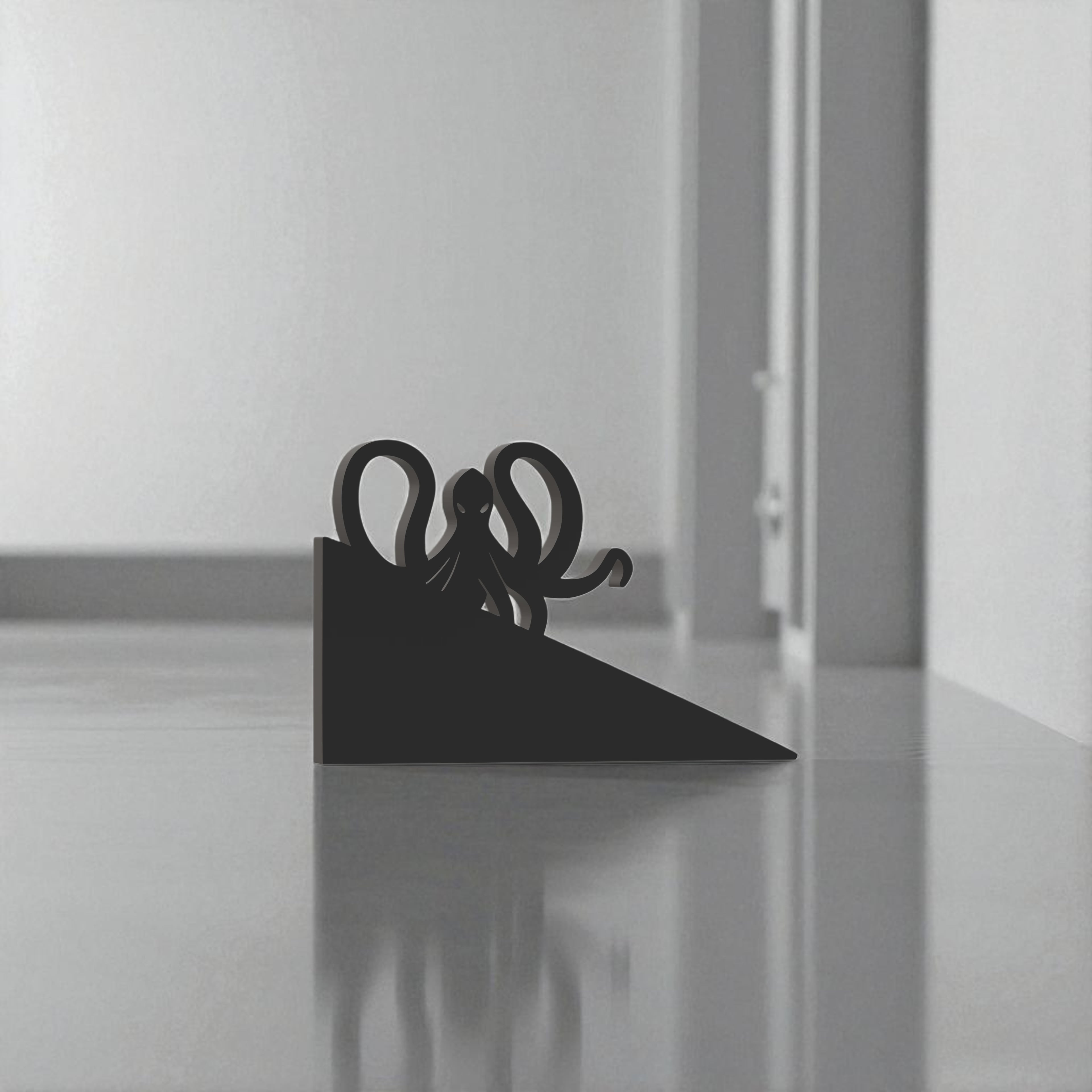 Door Stop, Kraken Door Stopper, Door Back, 2 Different Models 3d model