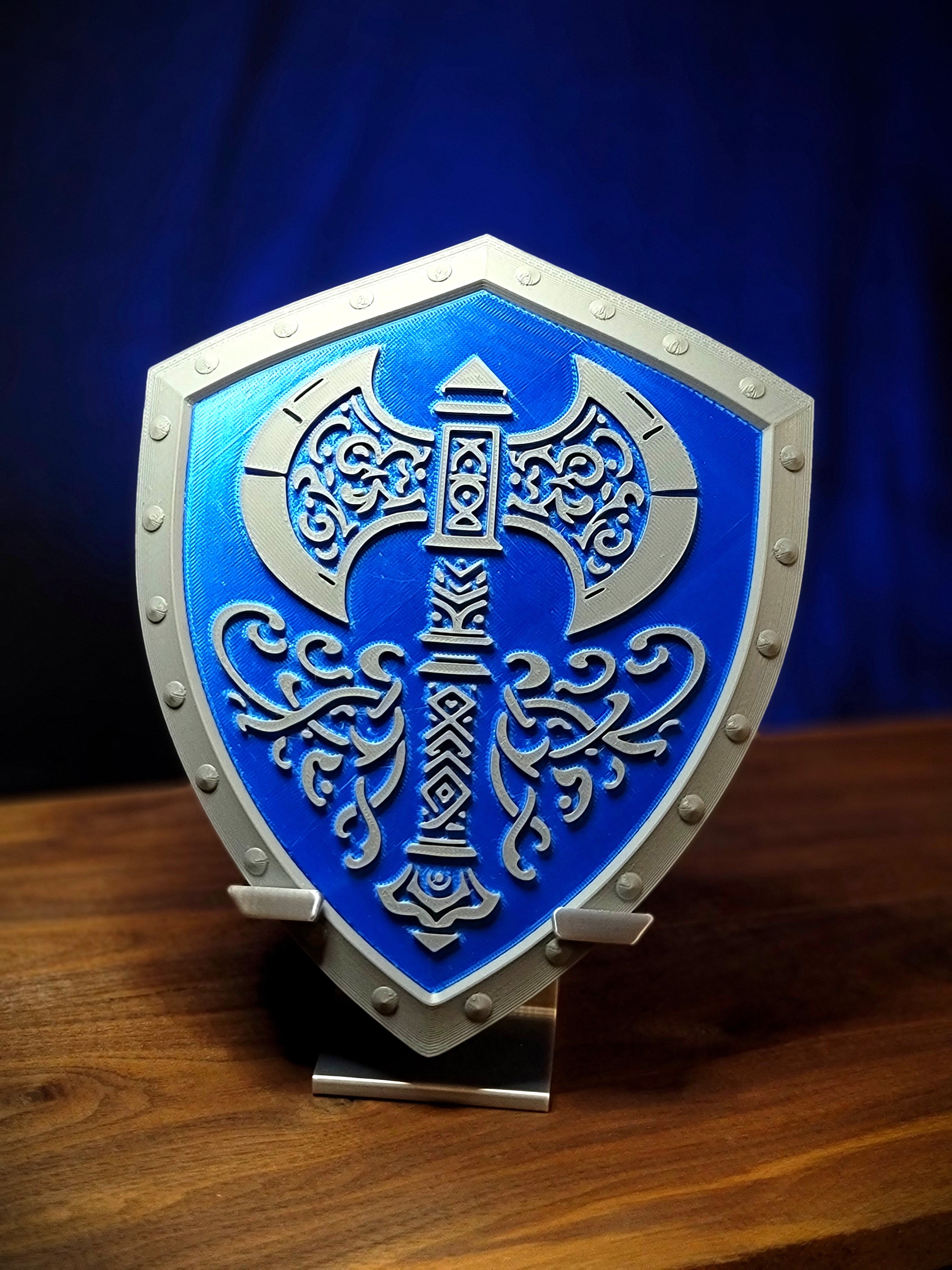 Shield Dice Storage Pack 2 with Stand 3d model