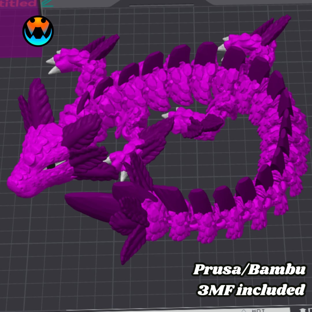 Axolotl Dragon 3d model