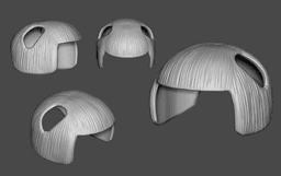 Cat Bangs Wig 3d model