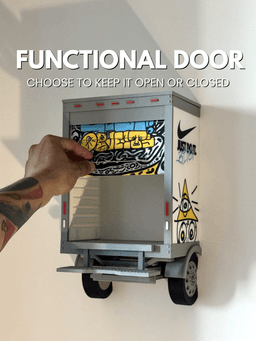 Box Truck Shelf - Soup Graffiti 3d model