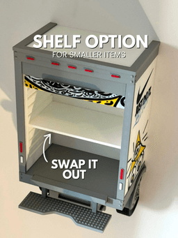 Box Truck Shelf - Soup Graffiti 3d model