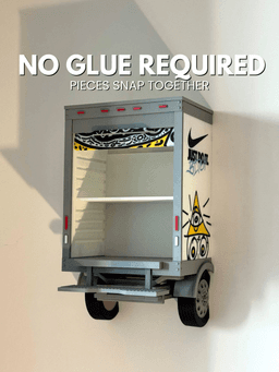 Box Truck Shelf - Soup Graffiti 3d model