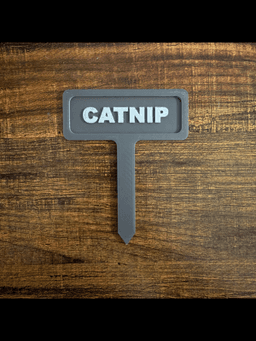 Catnip Garden Marker | 3D Print 3MF 3d model