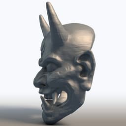 Hannya Mask 3D Model 3d model