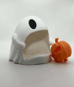 Halloween Pumpkin Eating Ghost 3d model