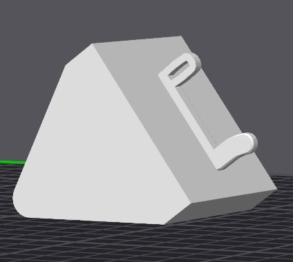 LTT Screwdriver holder for standard pegboard 3d model