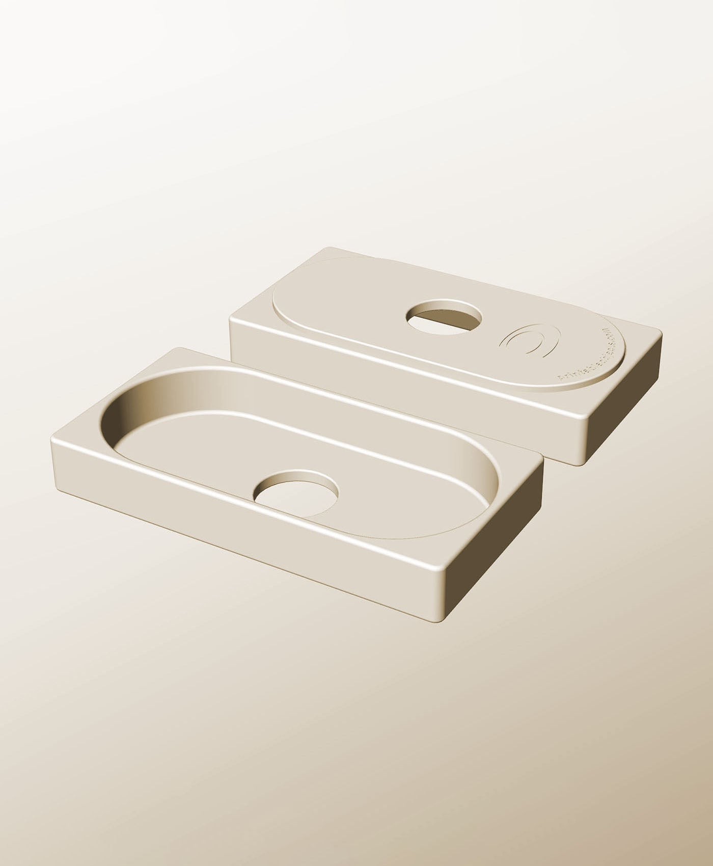 CX96-30-P Stackable pierced bin box module for creative decor 3d model
