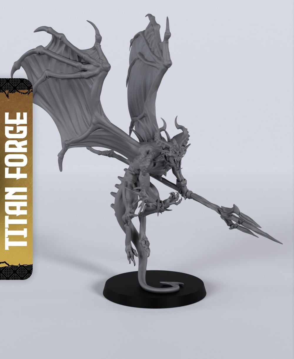 Daemon ME - With Free Dragon - 5e DnD Inspired for RPG and Wargamers 3d model
