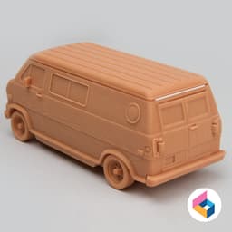 Foldable Van - Ford Econoline 3d model