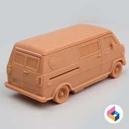 Foldable Van - Ford Econoline 3d model
