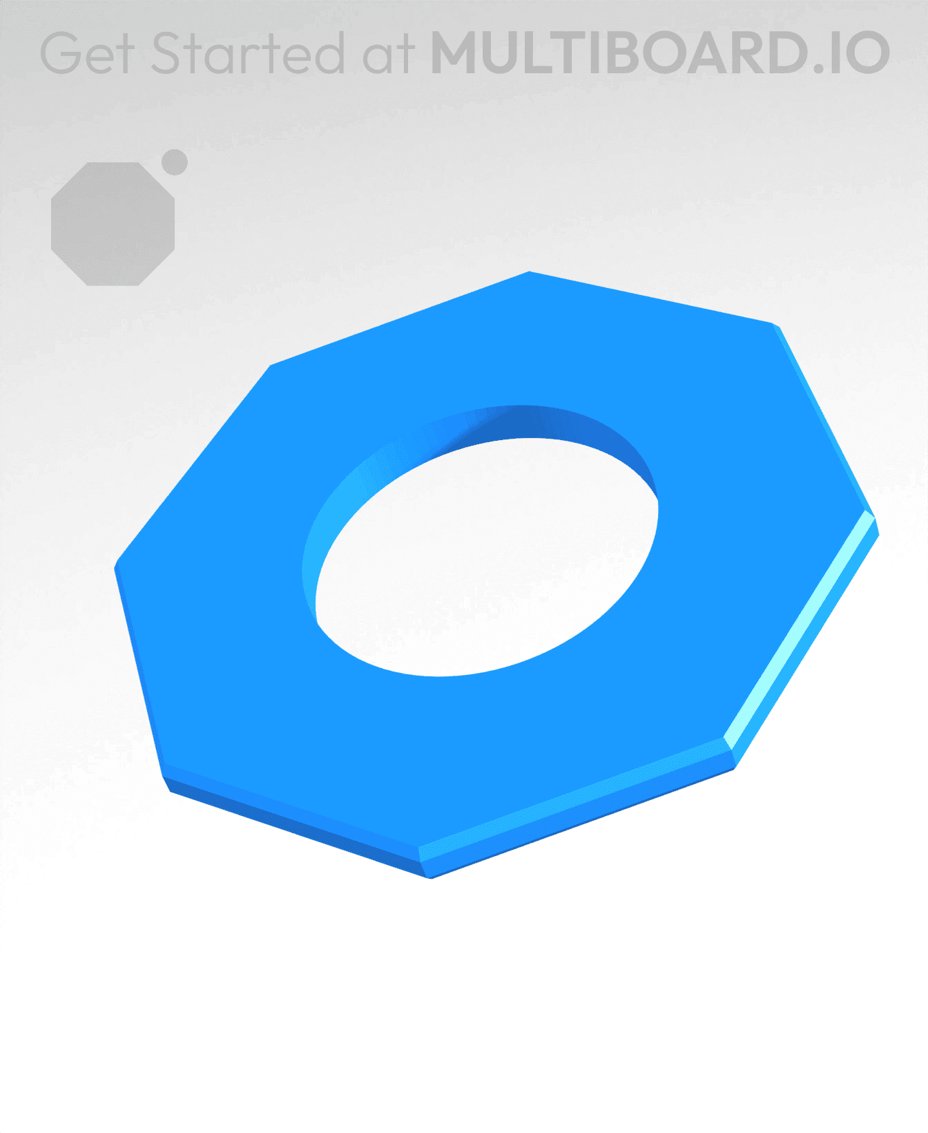 1 mm Small Washer 3d model