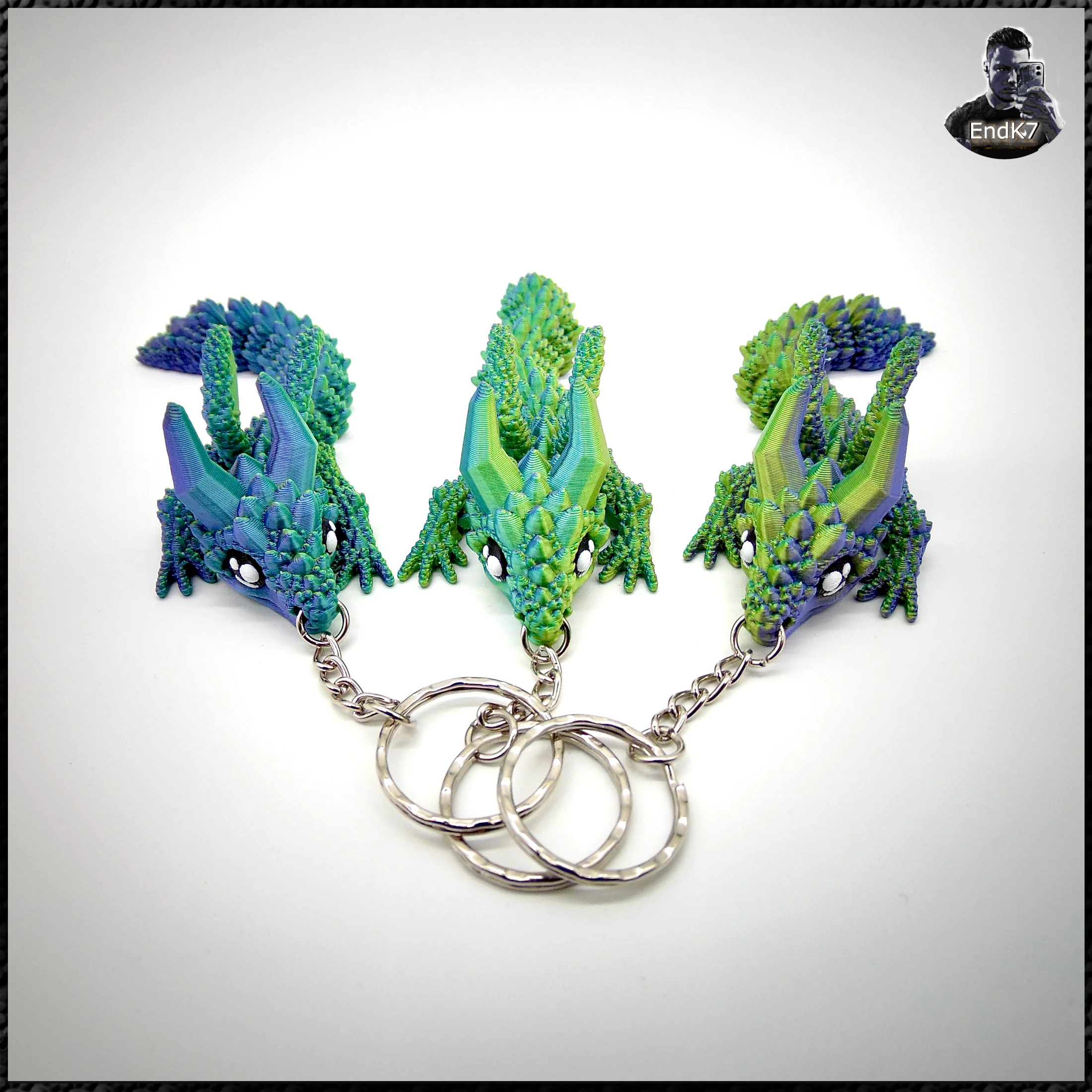 Crystal Crawler – Keychain Edition 3d model