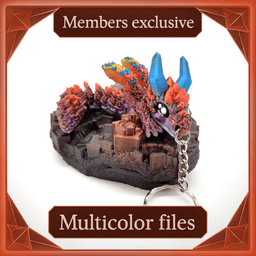 Crystal Crawler – Keychain Edition 3d model