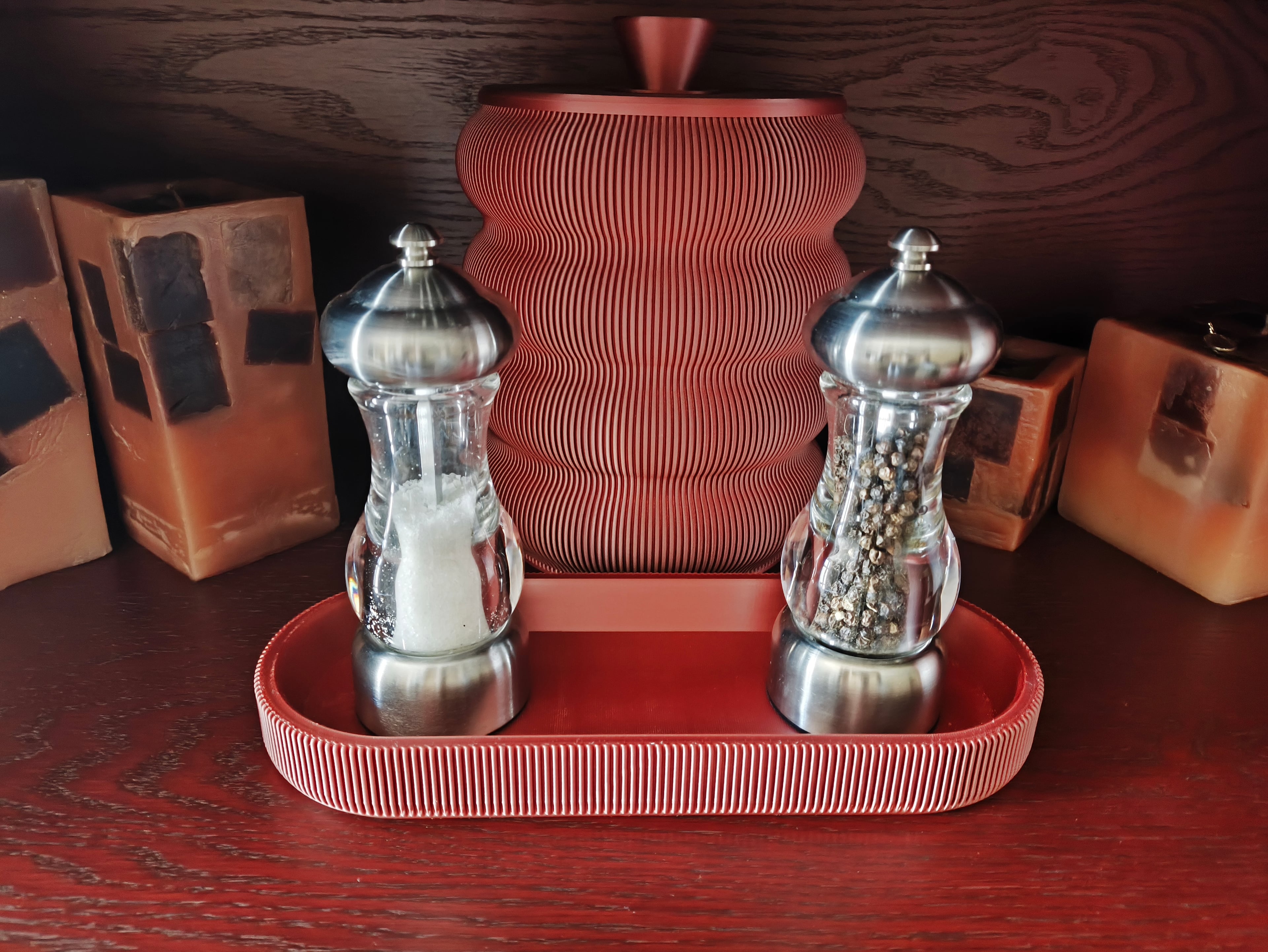 Modern Ribbed Organizer 3d model