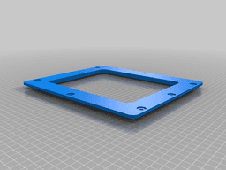 4mm acrylic window frame 3d model