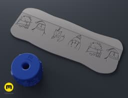 Texture Rollers - Winter #19 3d model
