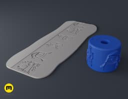 Texture Rollers - Winter #19 3d model