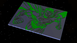 SUperman 3d print tile 3d model