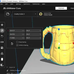 Pumpkin Vampire Soda Can (remix of the Blank Can Cup RETURNS! made by MandicReally) 3d model
