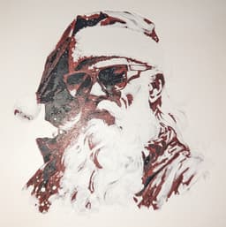 Cool Santa (HueForge) 3d model