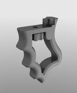 Sony X3000 action camera grip 3d model