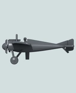 1:144 Morane-Saulner Type I 3d model