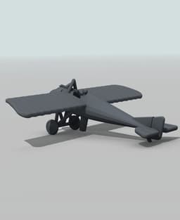 1:144 Morane-Saulner Type I 3d model