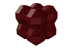 24. Cube 24 Custom Vase Design - Ikebana Home Decoration 3d model