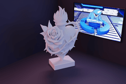 Sagrado coração espinhos e flores.stl 3d model
