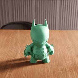 Chibi Superhero Dark Knight Decorative Figurine 3d model