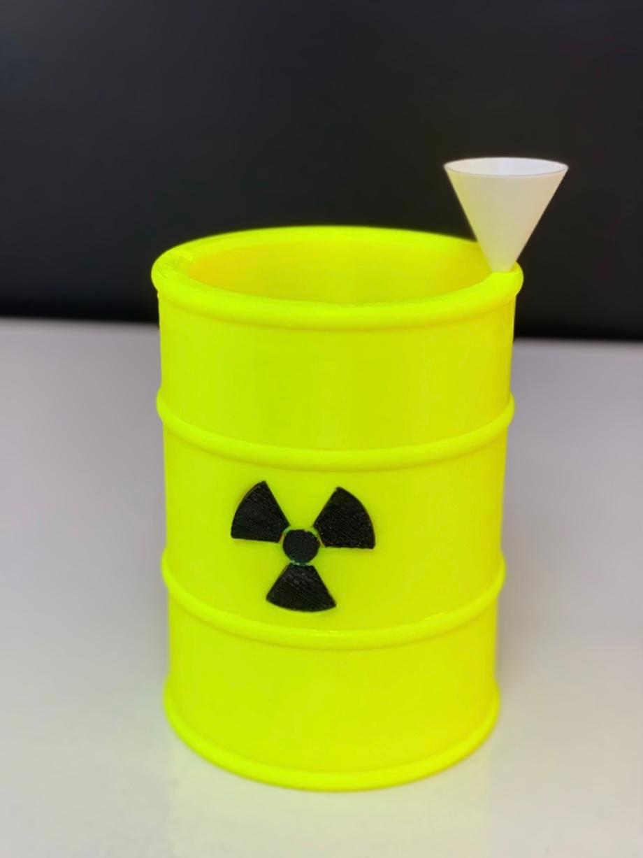 nuclear barrel can cooler 3d model