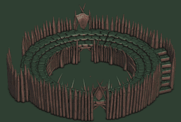 Fighting Arena (D&D) 3d model