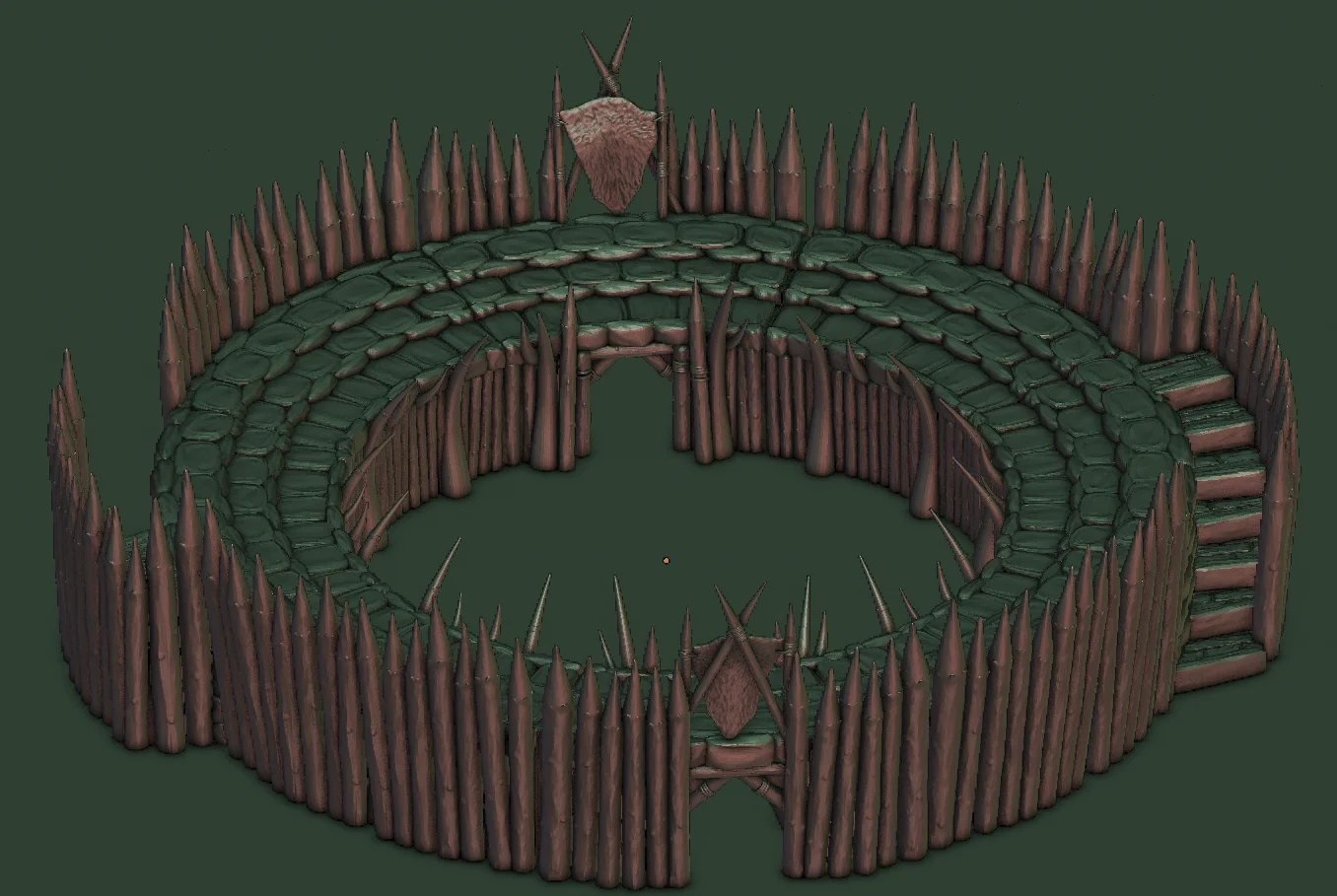 Fighting Arena (D&D) 3d model