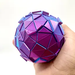 Valorant Kayo Frag/ment Grenade Videogame Prop Sphere Poly Triangle 3d model