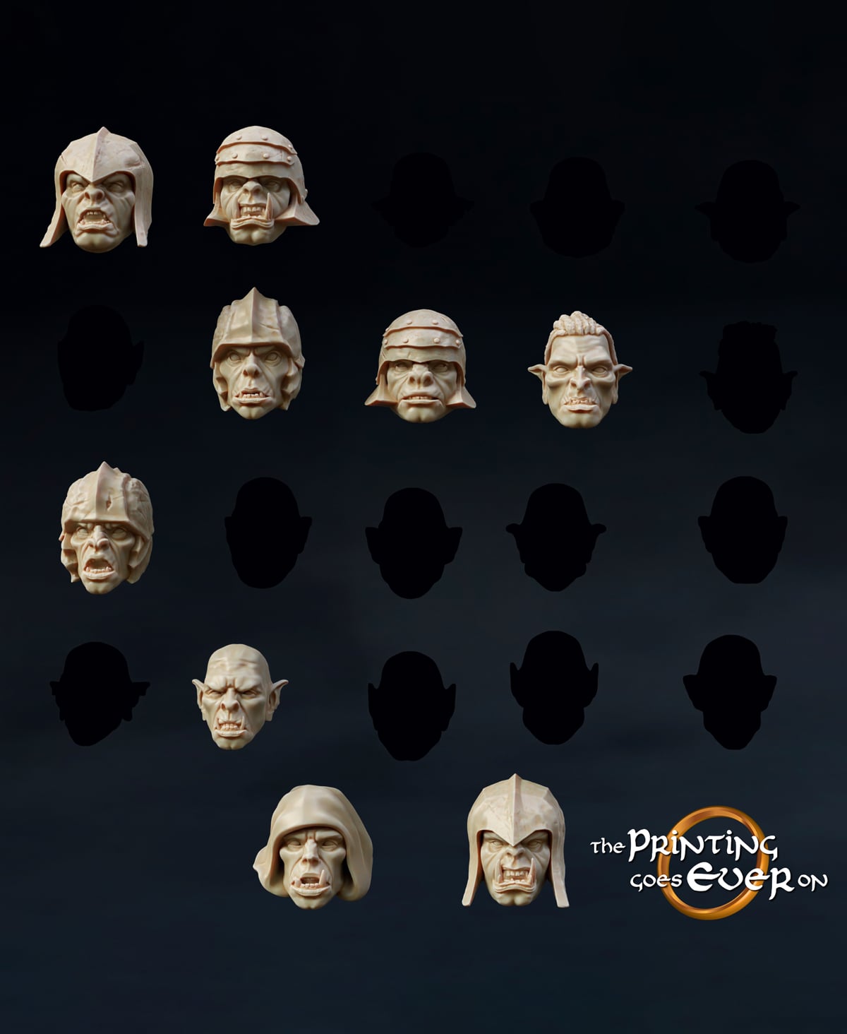 Modular Orc Fighters 3d model