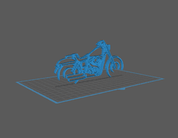 Harley Davidson - Fat Bob Wall Art 3d model