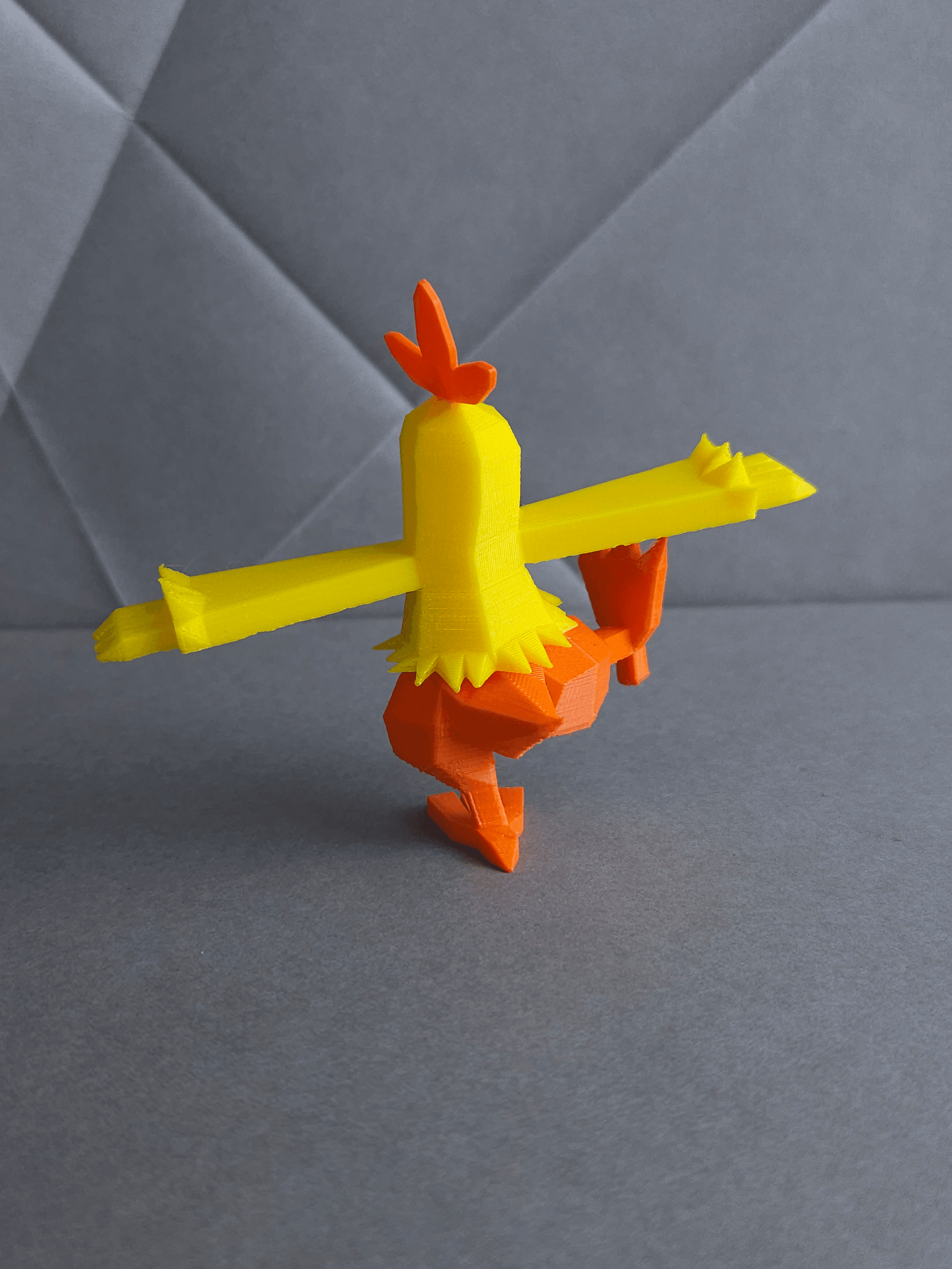 Combusken Low Poly Pokemon 3d model