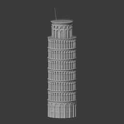 Leaning Tower of Pisa 3d model