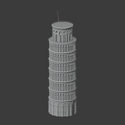 Leaning Tower of Pisa 3d model
