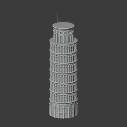 Leaning Tower of Pisa 3d model