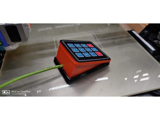 3x4 and 4x4 Keypad Controller For Octoprint or CNC 3d model