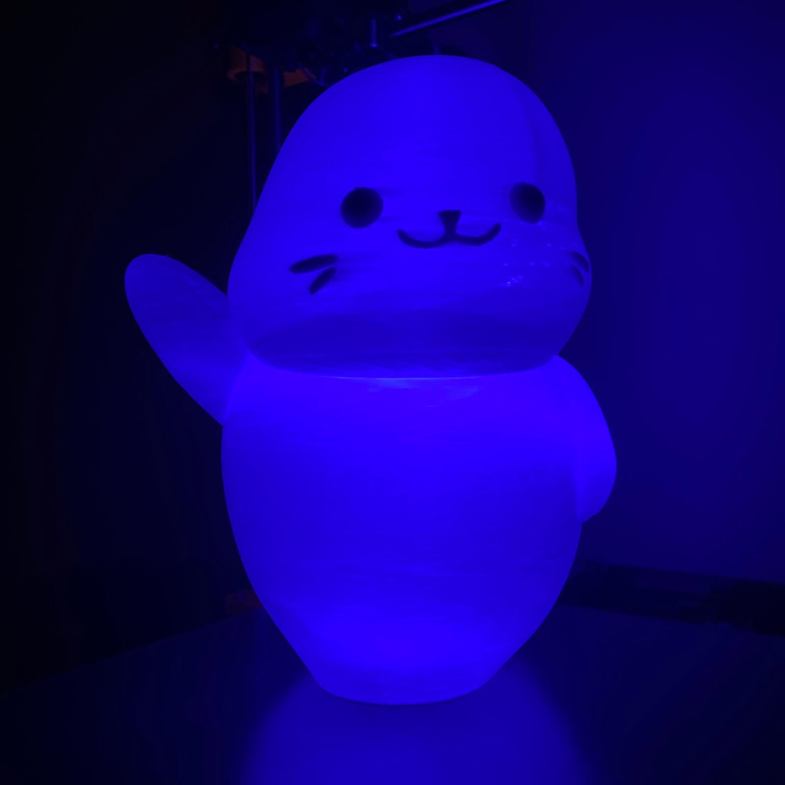 Sappy Seal Hello World Lamp 3d model