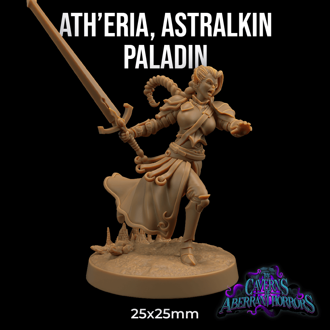 Ath'eria, Astralkin Paladin 3d model